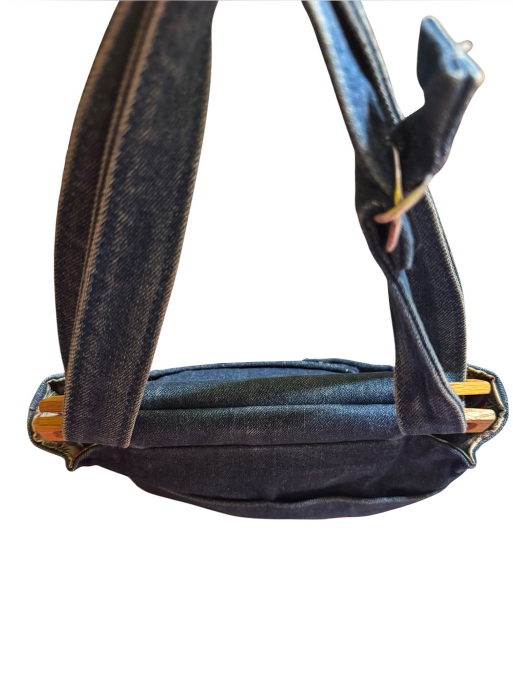 Bag Lady Embroidered Denim Cardinal Spring Bag - Picture 7 of 15